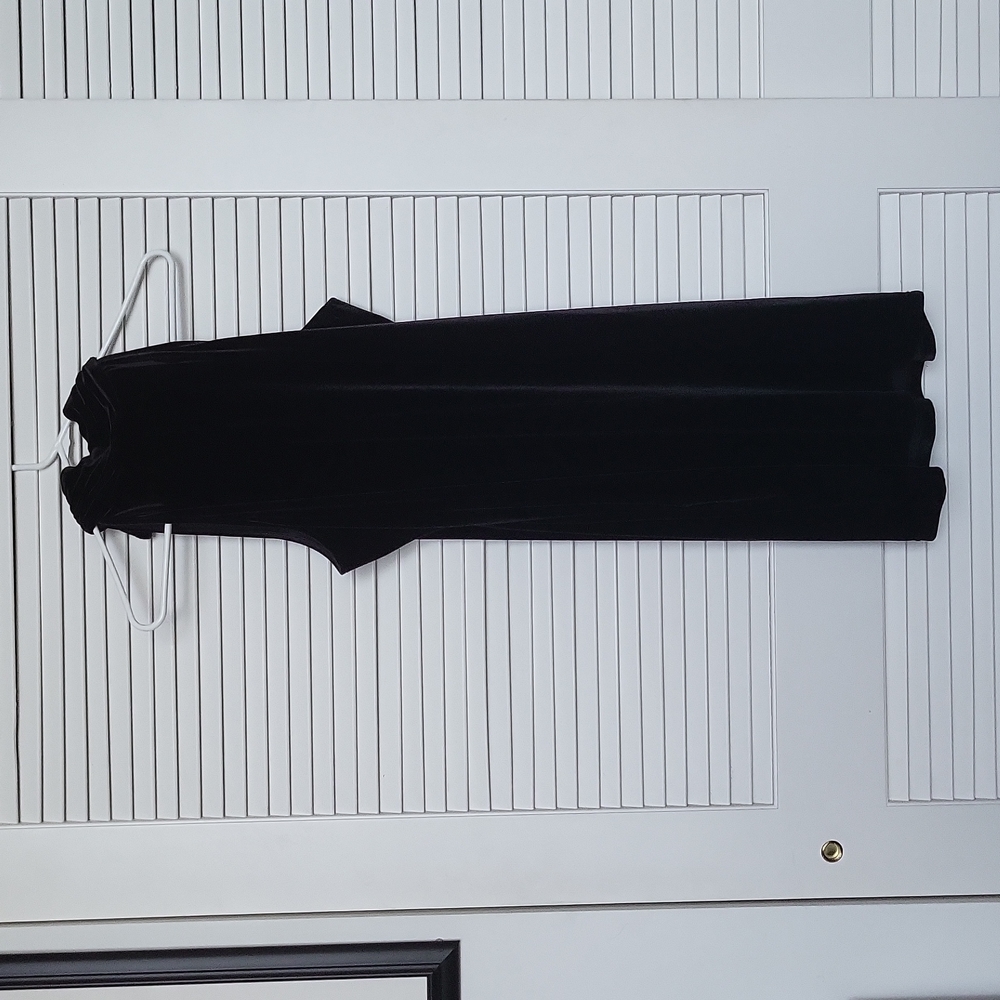 Xl velvet black, sleeveless dress